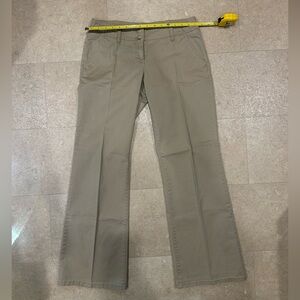 Michael Kors Tan Beige Khaki Pants Slacks size 4 flap pockets